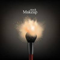 makeup brushes vector art icons and