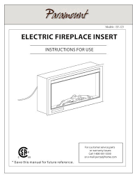 Electric Fireplace Insert Home Depot