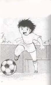 Football soccer player kicking with ball line drawings on white. Captain Tsubasa Image 332364 Zerochan Anime Image Board