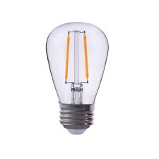 Triglow 25 Watt Equivalent S14 Clear Glass Filament Led Light Bulb Warm White 2700k