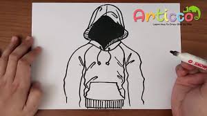 Hoodies are now ranked with blue jeans as a high fashion item, both transcending the original utilitarian purpose of the items. How To Draw Realistic Hoodie Youtube