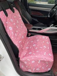 1pc Pink Oxford Cloth Pet Seat Cover