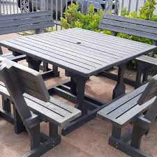 Deluxe Square Patio Table Set