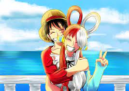 Luffy and Uta Color (One piece) Draw02 - Illustrations ART street