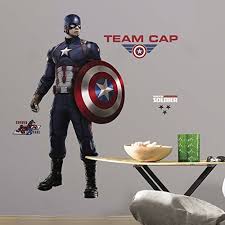 Roommates Rmk3244gm Captain America