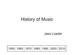 History Of Music 1950 2010