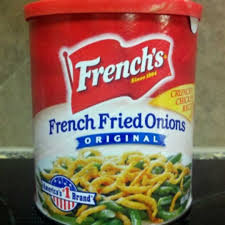 french fried onions and nutrition facts