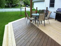 Colorful Patio Staining Deck Budget