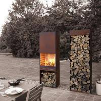 wood burning cast iron outdoor