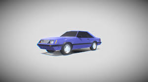 1981 foxbody mustang free 3d