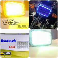 bike led headlight beam all in one with