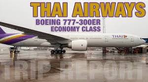 thai boeing 777 300er economy cl