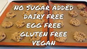 4 tablespoons water (if no need for dairy free or vegan, can use milk). Oatmeal Banana Cookies No Added Sugar Dairy Free Egg Free Flour Free Gluten Free Vegan Youtube
