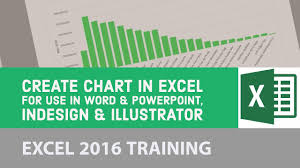 Create Chart In Excel For Use In Word Powerpoint Indesign Illustrator Excel 2016 21 24