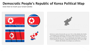 north korea political map powerpoint