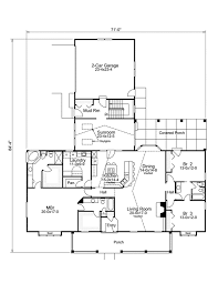 Ranch Home Plan With Sunroom And