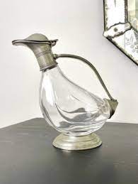 French Art Deco Duck Decanter Pitcher