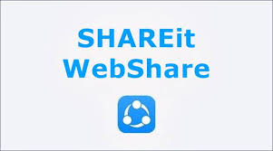 Step into web shareit on sliding menu of mobile Shareit Webshare