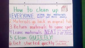 This Is My How To Clean Up Chart For The Daily 5