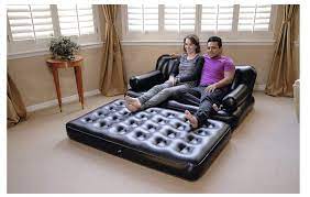 Modern Black Sofa Bed For Living Room