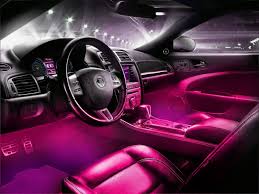 Led Interior Underdash Lighting Kit Car Interior Pink Car Car Accessories