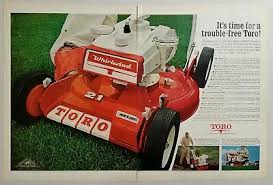1967 Print Ad Toro Whirlwind 21 Rotary Pow R Drive Lawn