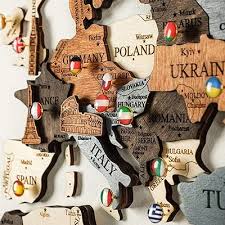 World Map Wall Wooden Map Of The World