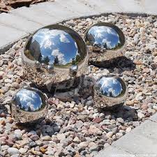 300mm Garden Metal Chrome Ball Gaze Ball