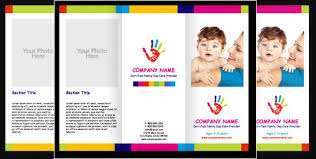 Daycare Brochure Samples Flyer Templates Free Bes On Daycare Flyers