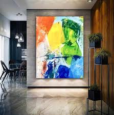 Colourful Abstract Paintings On Canvas