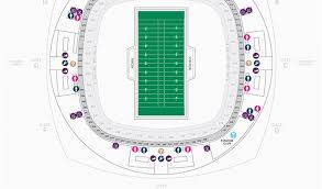 Georgia Dome Map Seating Football Seating Charts Mercedes