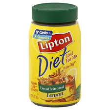 lipton lemon iced tea mix decaffeinated