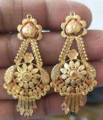 tops 5g light weight gold earrings at