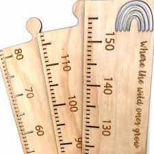 Kids Wooden Growth Chart Wooden Height