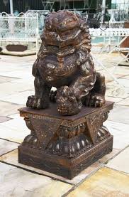 Komainu Foo Dog Statue British
