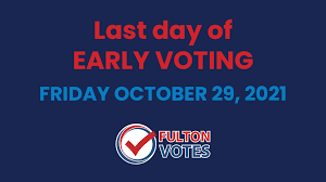 Tomorrow is the Last Day of Early Voting