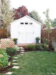 She Shed Reveal Shed Landscaping