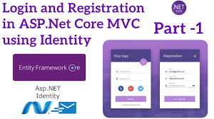 asp net core mvc login and registration