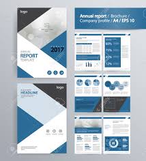 Page Layout For Company Profile Annual Report Brochure And