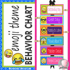 Emoji Decor Behavior Clip Chart Editable
