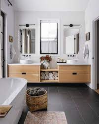Black Bathroom Floor Designs