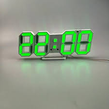 Led Digital Wall Clock Alarm Date
