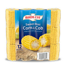 sweet mini corn cobs frozen