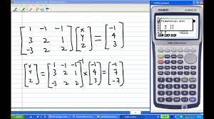 solve equation by inverse matrix