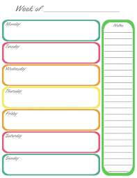 Weekly Calendar Sheets Monthly Printable Calendar