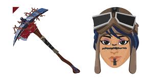 With a lot of skins getting a new variant including renegade raider, she wasn't a battle pass but she. Fortnite Renegade Raider Skin Raiders Revenge Cursor Custom Cursor