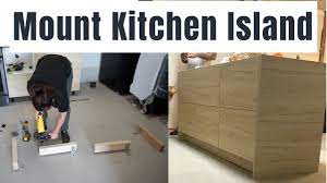 kitchen island to floor ikea sektion