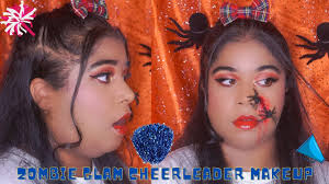 zombie glam cheerleader makeup makeup