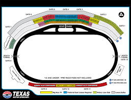 nascar seating charts race track and