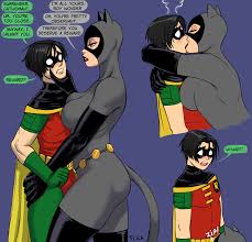 Post 3863282: Batman:_The_Animated_Series Batman_(series) Batman_Family  Catwoman DC DCAU Flick_(artist) Robin comic